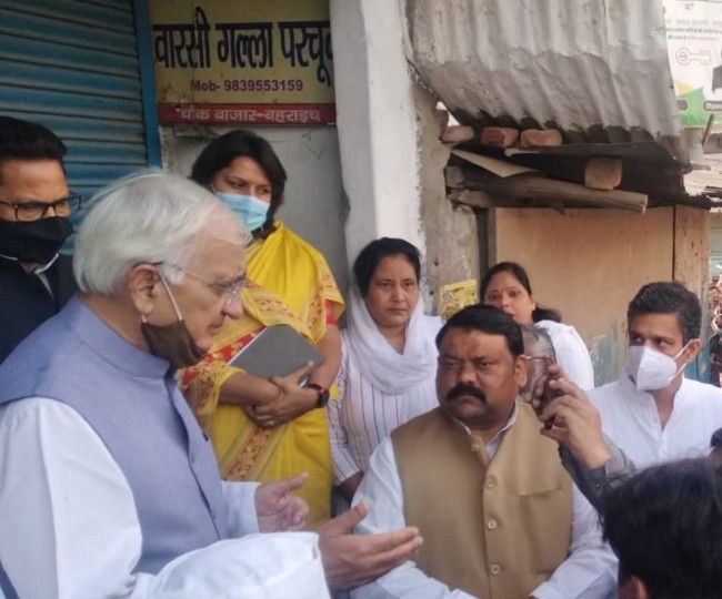 Salman Khursheed in Bahraich (2)